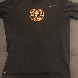 San Francisco Giants player worn instructs shirt